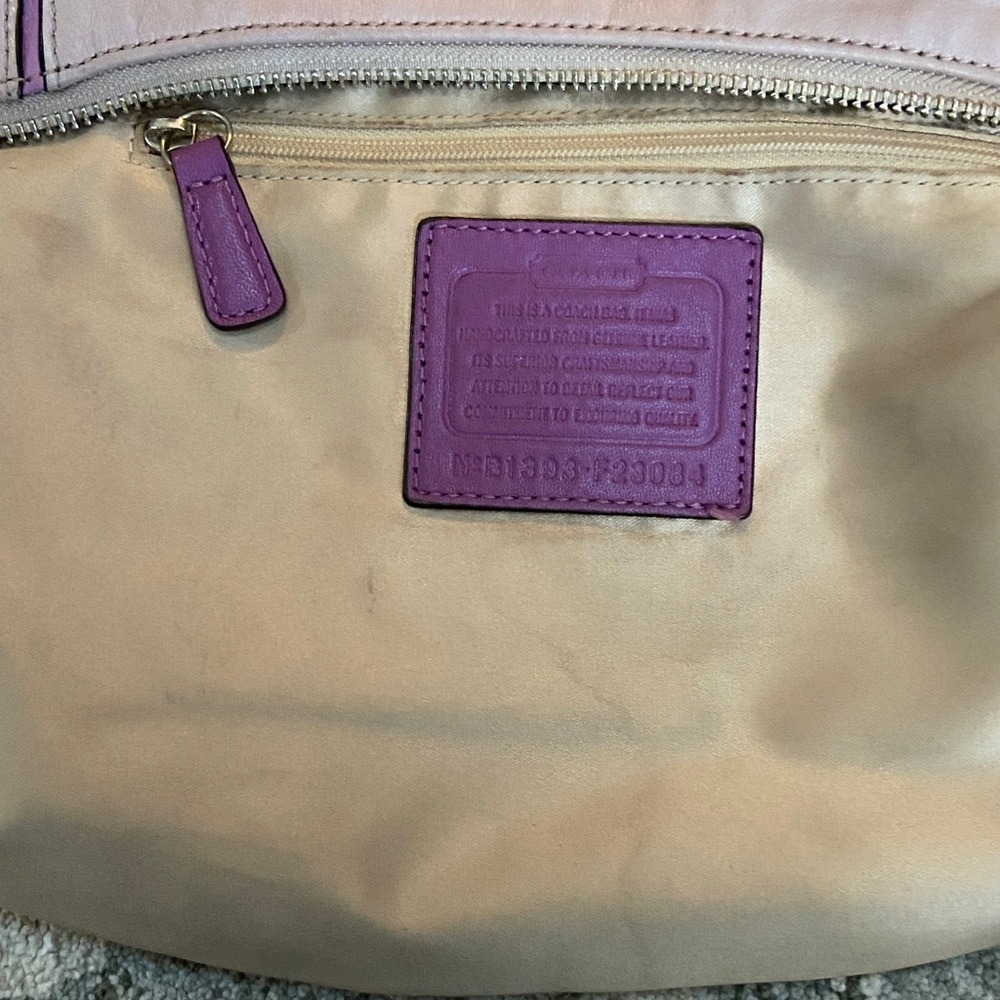 Coach 2013 Kristen Spectator Purple and Violet Crossbody-Shoulder Bag - Picture 9 of 16